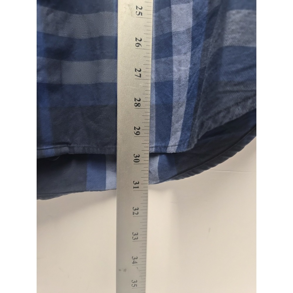 Tommy Bahama Shirt Mens Large Blue Plaid Tartan Casual Outdoors Beach Button Up - Picture 5 of 7